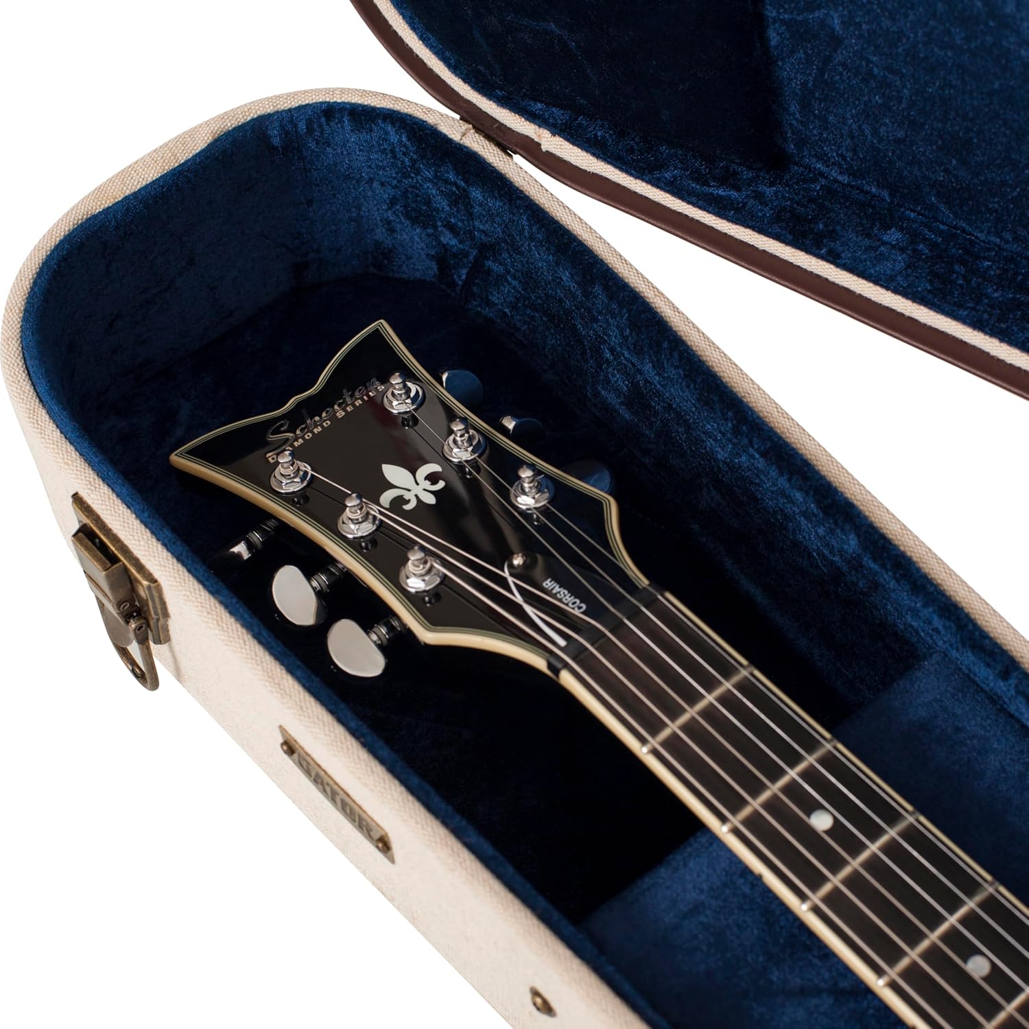 Gator Cases Journeyman Series Deluxe Wood Case for Semi-Hollow Guitars, Fits Gibson 335 (GW-JM-335)