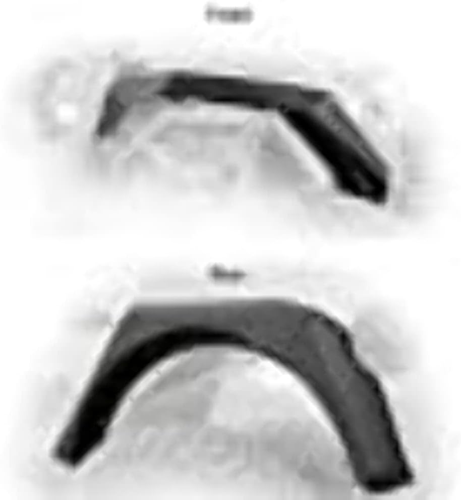 DV8 Offroad | FDJL-01 | Fender Flare Set fits 2018-Current Wrangler JL | Steel Construction | Flat Top Design | Armored Design | Vented Opening for Heat Dispersion | Complete Set of 4