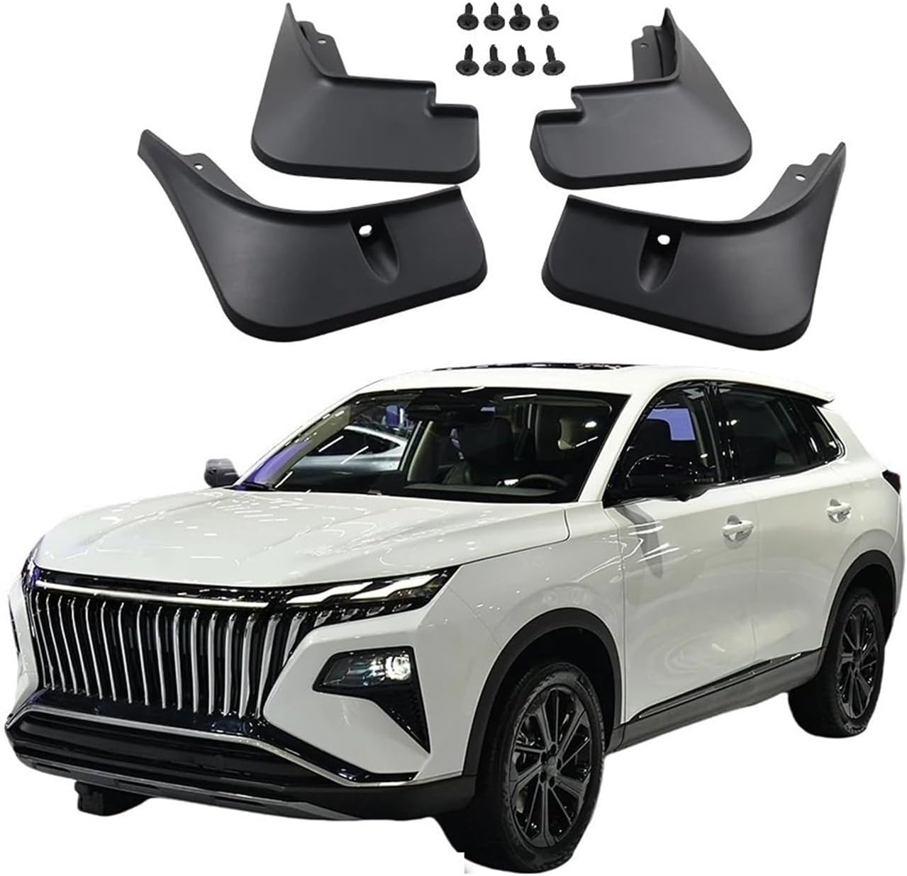 MudFlaps Compatible For Dongfeng Huge 2023 2024 2025 Mudguards Mud Flaps Splash Guards Fender Front Rear Wheels Fender