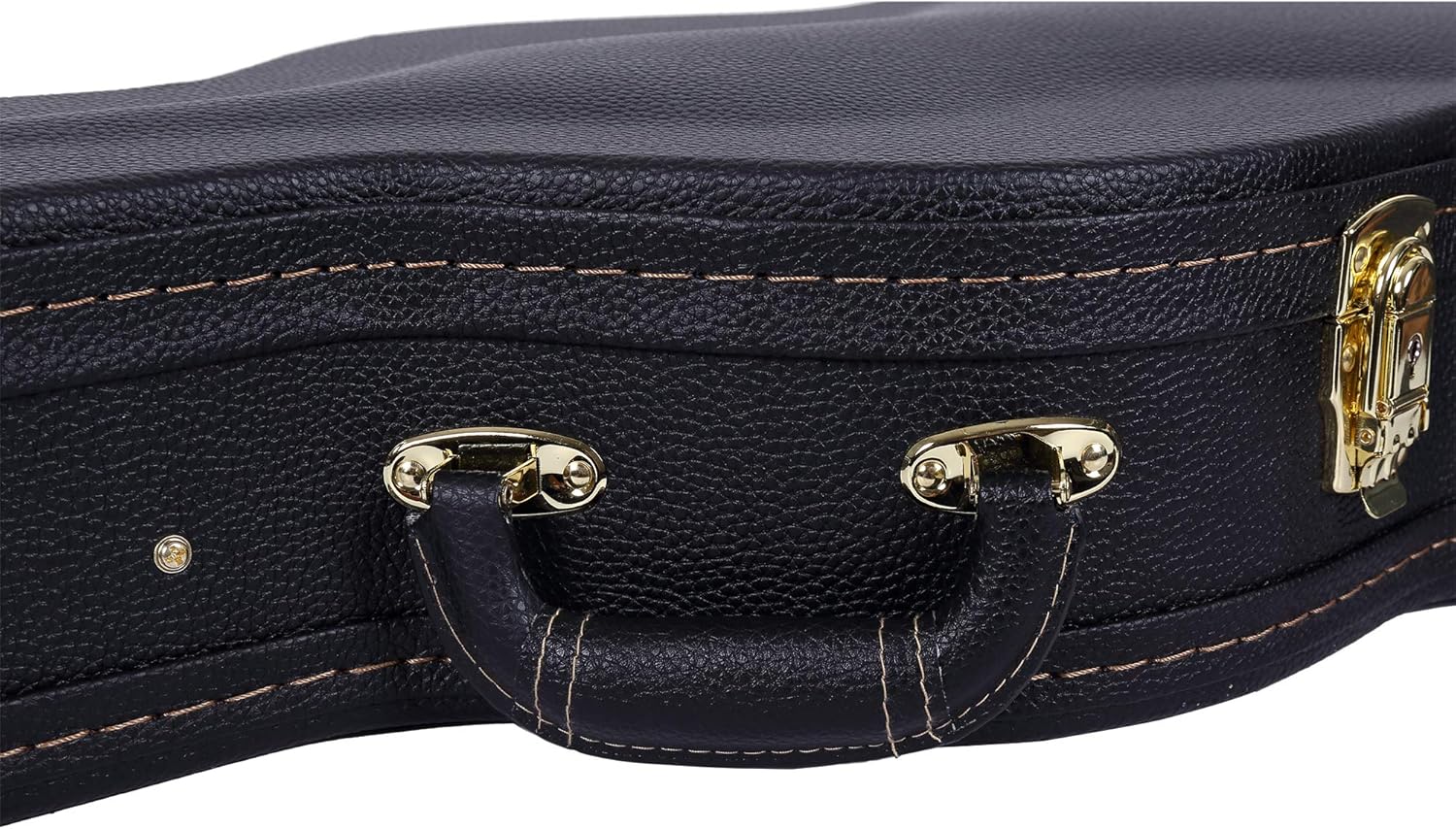 Crossrock Hardshell Arch Top wood case fits SG Electric Guitars-Black(CRW600SGBK)