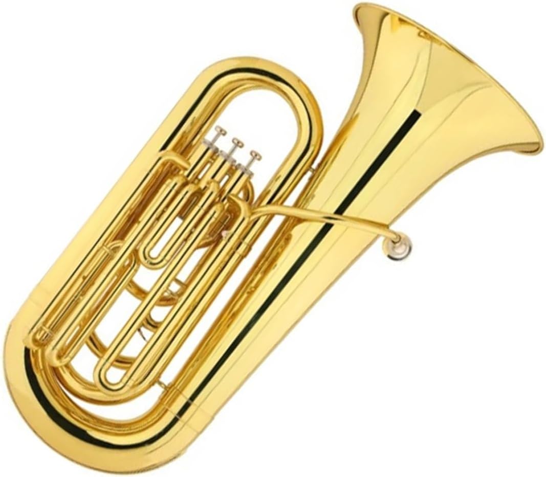 Beginner euphonium Three-key Trombone Bass B Flat Upright Trombone Lacquered Brass Instrument