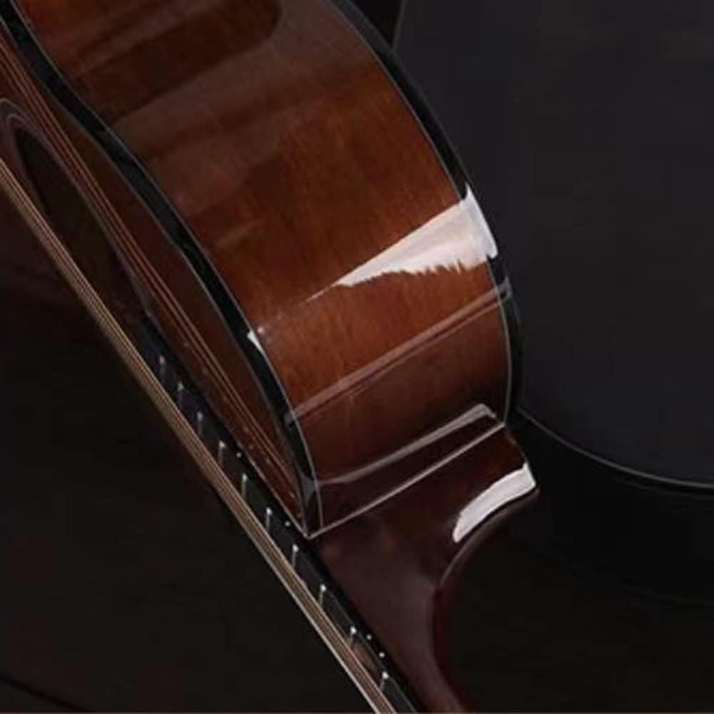 Beginner Guitar, Excellent Sound Quality, Angular Imperfection Design, Beautiful and Elegant (Size:41 inches,Color:Red)(Walnut)