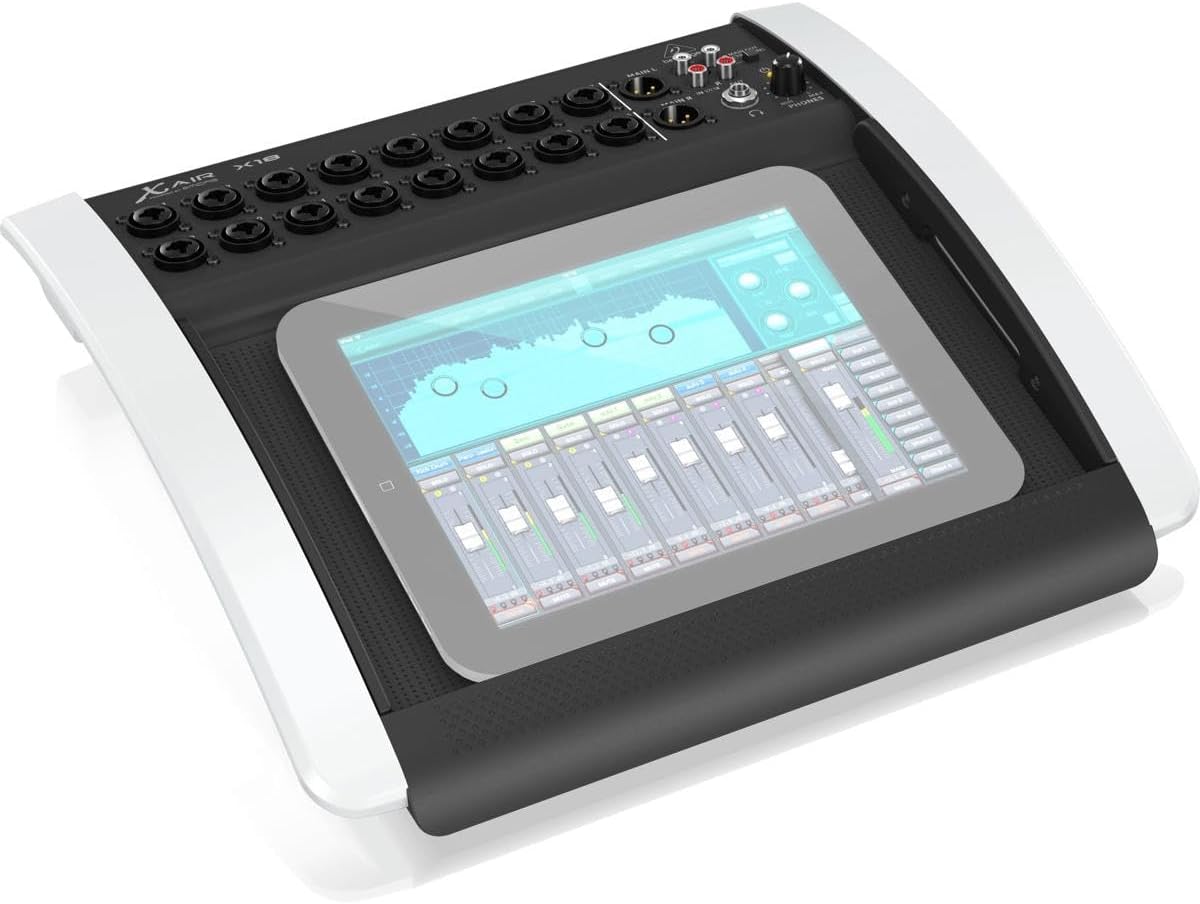 Behringer X AIR X18 18 Channel, 12-Bus Digital Mixer for iPad/Android Tablets with 16 Programmable Midas Preamps, Integrated Wifi Module and Multi Channel USB Audio Interface
