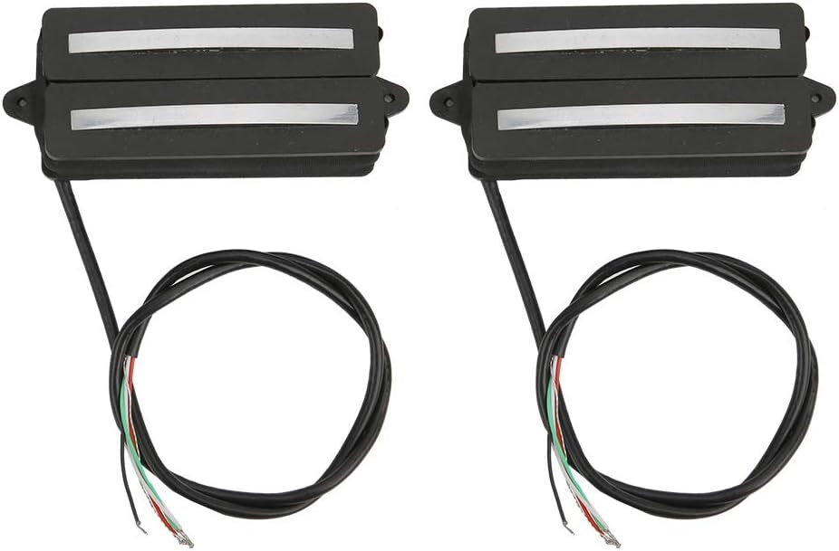 Electric Guitar Pickups Dual Rail 7 - String, 5 Core Wire Musical Instrument Accessories - High Bass Response, Durable Construction, Easy Installation