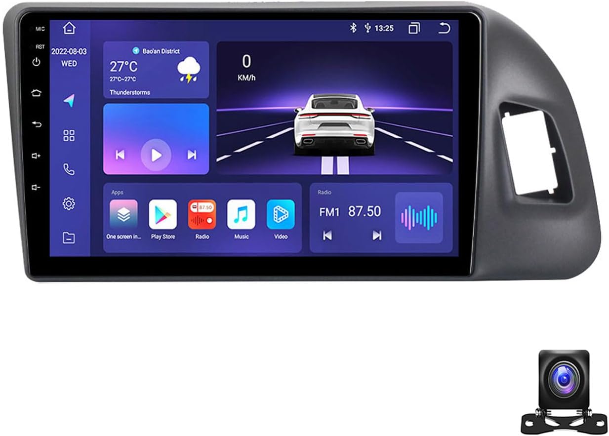 9 Inch Car Stereo Double Din Radio Compatible with Audi Q5 2005~2017 Car Multimedia Navigation Compatible with Carplay Android Auto, Navigation, SWC, Backup Camera,M800S 8G+256G