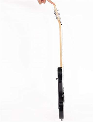 Flame Shaped Electric Guitar Sunset Color with 20W Amp, HSH Pickups, Tremolo Bridge, Full Size Beginner Electric Guitar Kit for Right-Handed, w/Guitar Bag, Strap, Cable, Pick