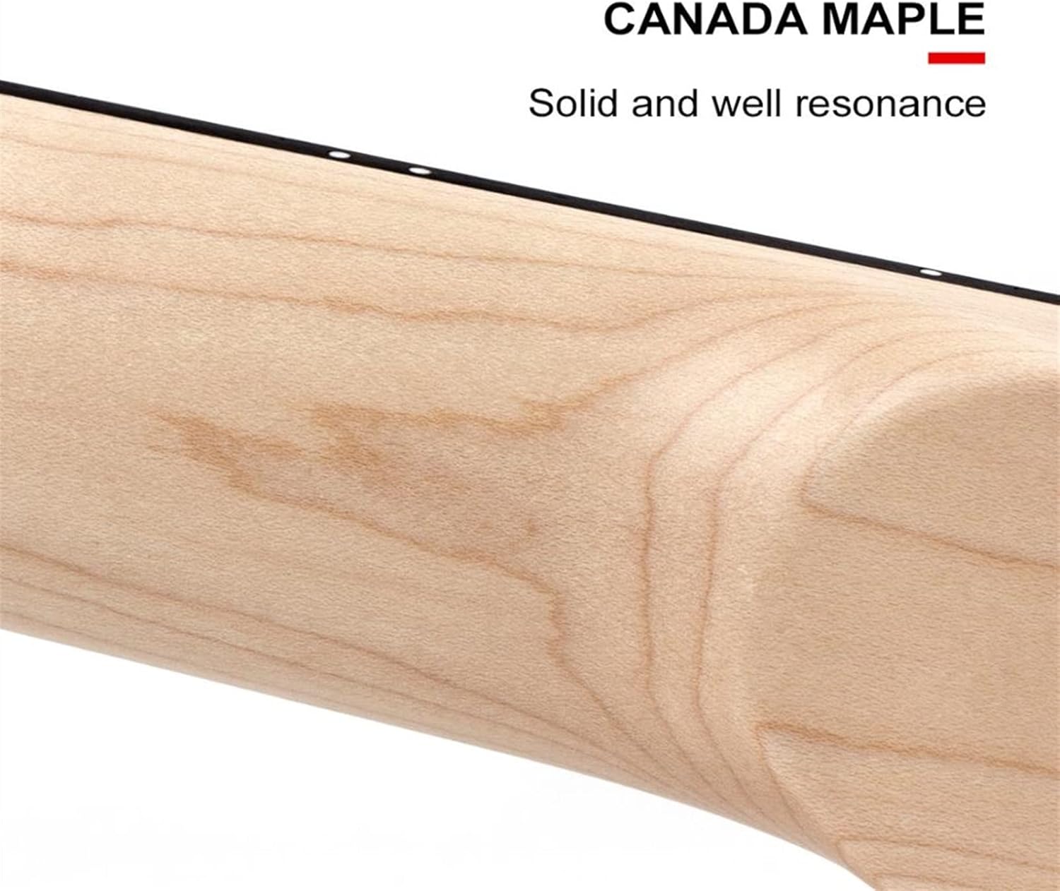 TSTS Electric Guitar Neck 24 Large Frets Maple Bolt On Fretboard C Shape Guitar ​Neck Replacement