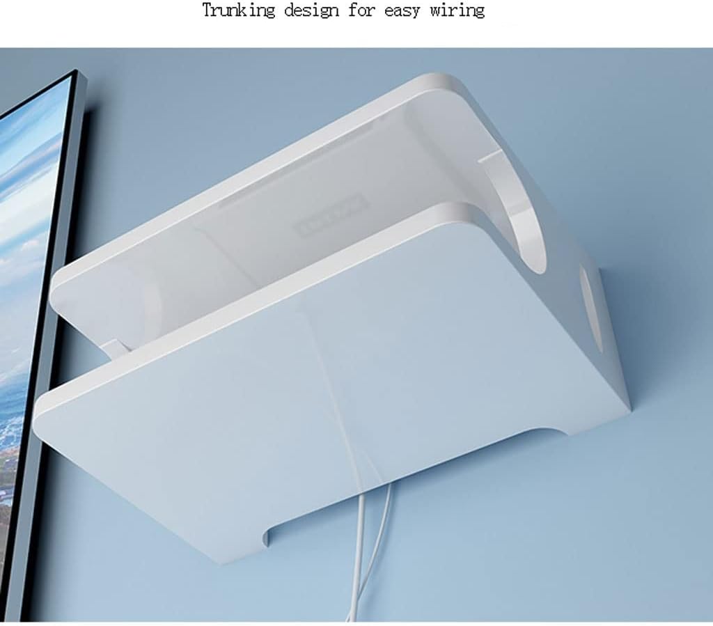 Floating Wall Mount Shelf, Wall Mount Shelves, Floating Cable Box Shelf, Floating Shelf Wall-Mounted TV Stand (Color : D)