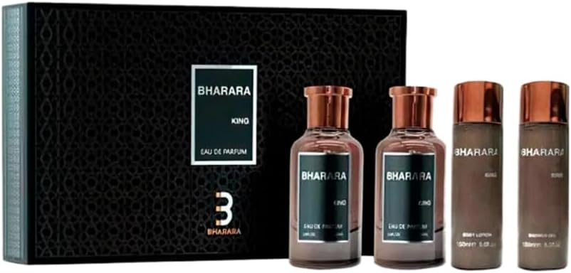 Bharara King 3.4 Edp 4Pc Men Set
