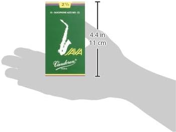 Vandoren Alto and Tenor Saxophone JAVA Reeds Strength 2.5 Bundle