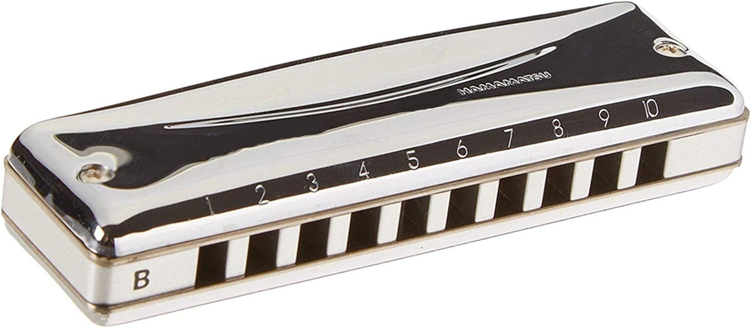 Harmonica Diatonic Harmonica 10 Holes 20 Notes Blues Harp Key of C Professional Musical Instruments (Color : Key of EB)
