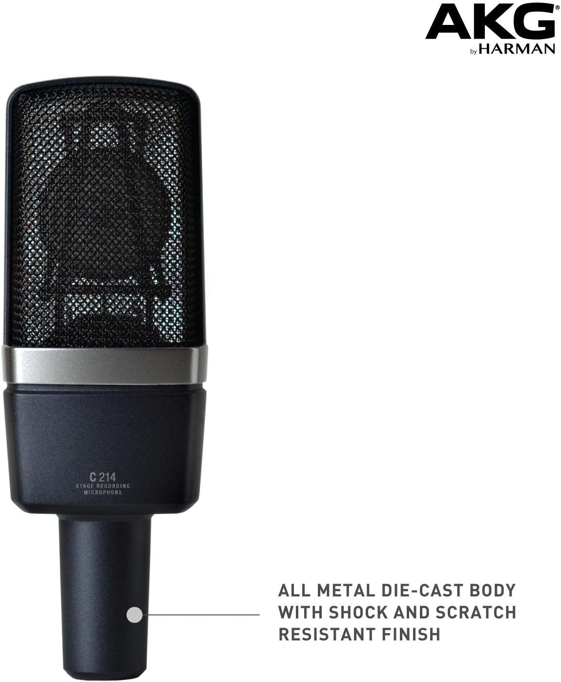C214 Microphone Large Diaphragm Condenser Mic (Renewed)