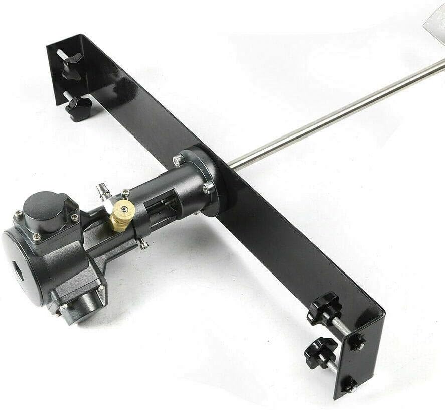 Pneumatic Paint Mixer - Coating Mixing Machine with Stainless Steel Blade, Industrial Ink Stirrer for 5 Gallon Dope Tank, No Spark Mixing Equipment