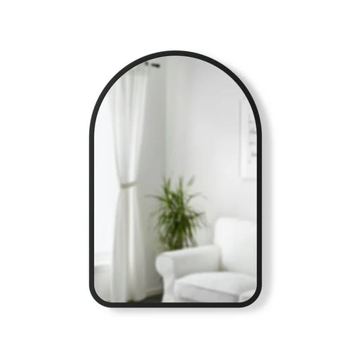 Umbra Hub Arched Mirror (Black)