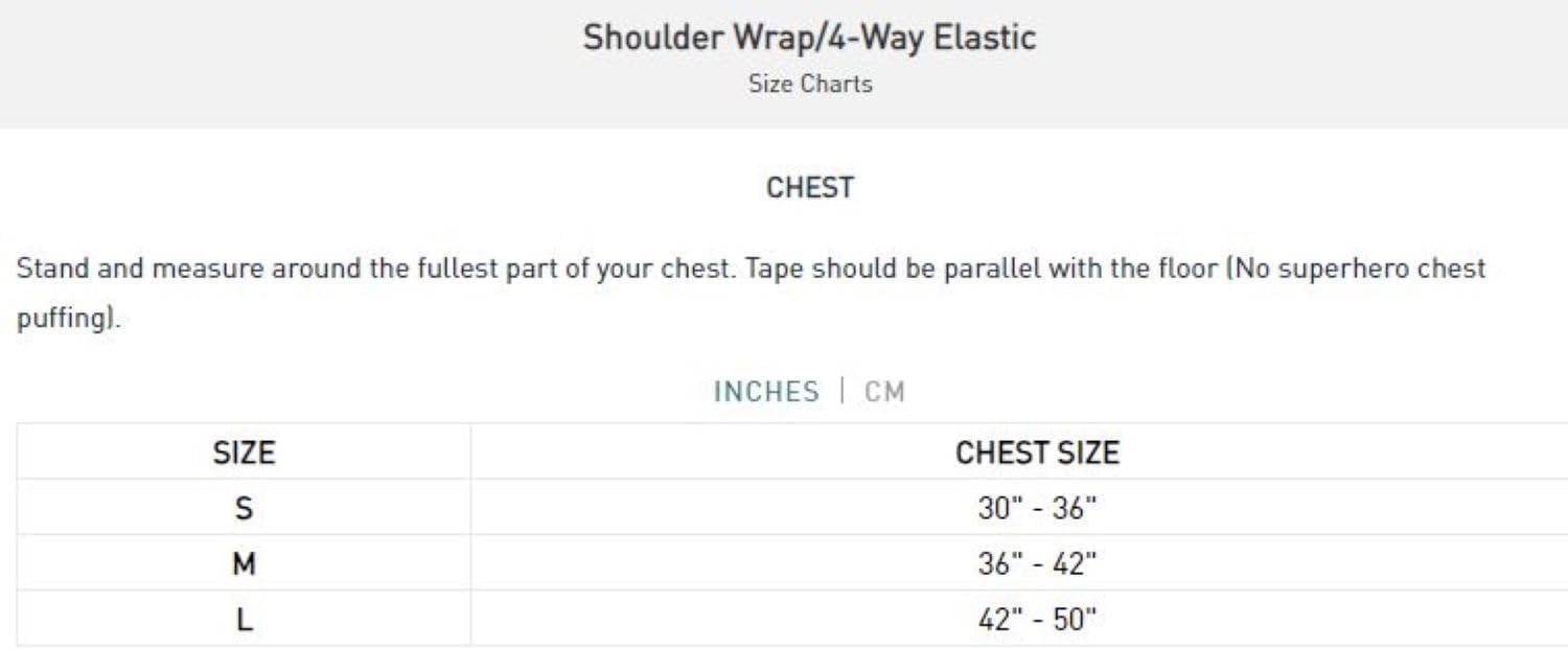 McDavid Adult 4-Way Elastic Shoulder Wrap