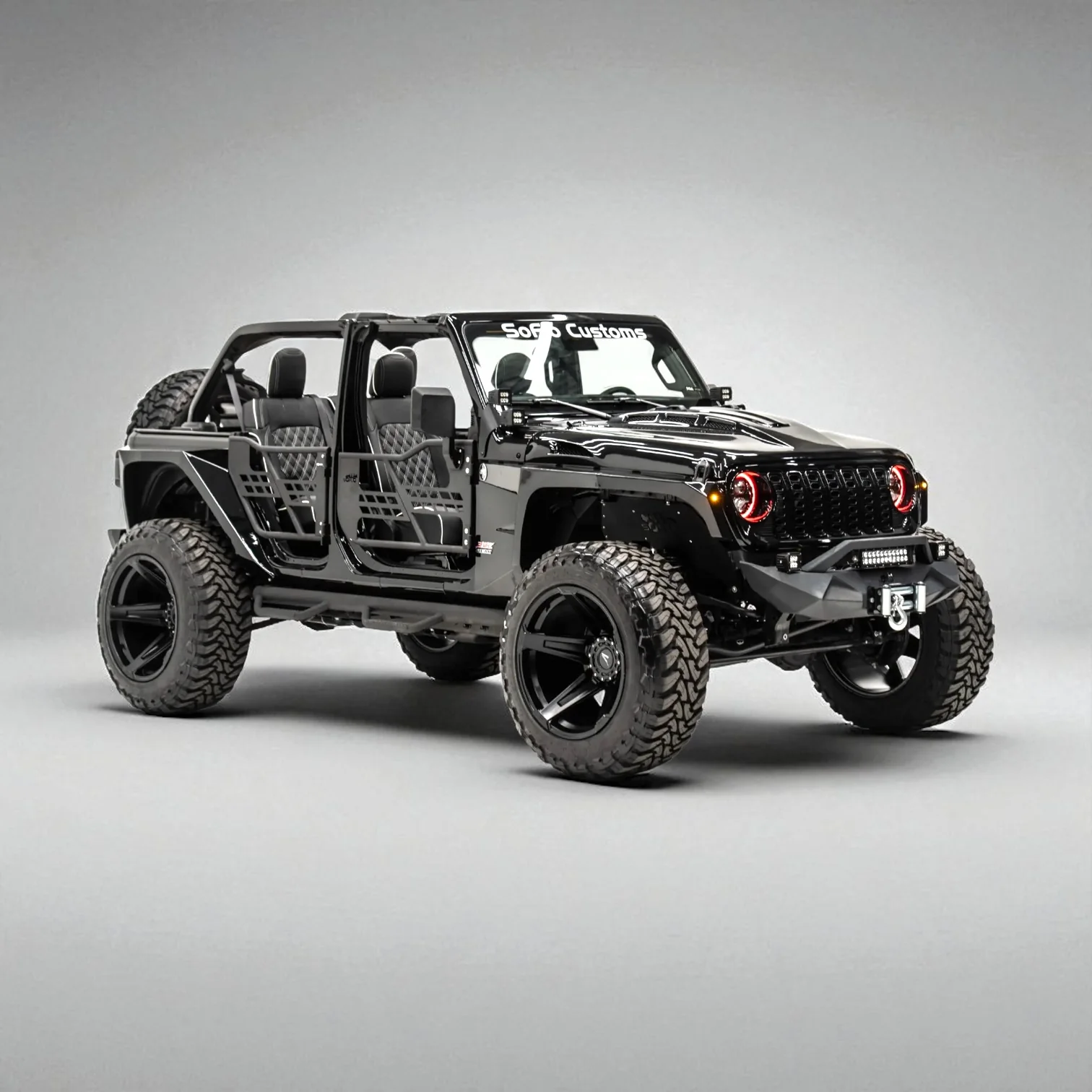 Jeep Wrangler Rear SoFlo Sniper Fenders 2018-2026