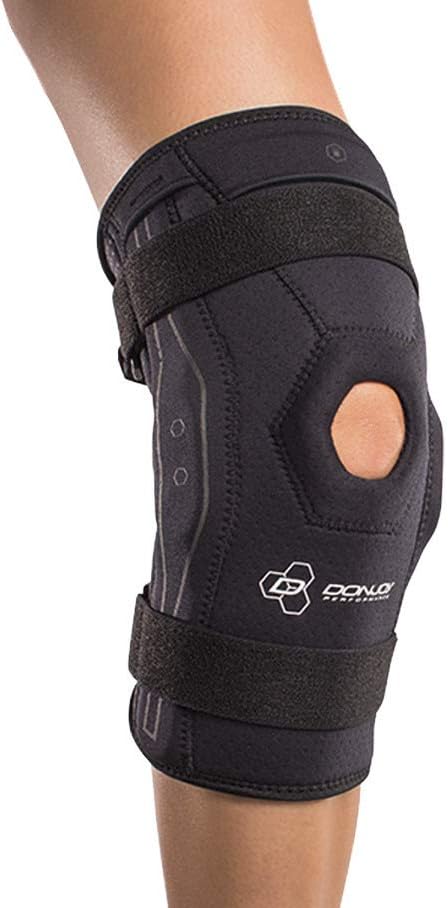 DonJoy Performance Bionic Knee Brace – Hinged, Adjustable Patella Support, Lateral/Medial Ligament (ACL, MCL, LCL), Meniscus, Knee Sprains