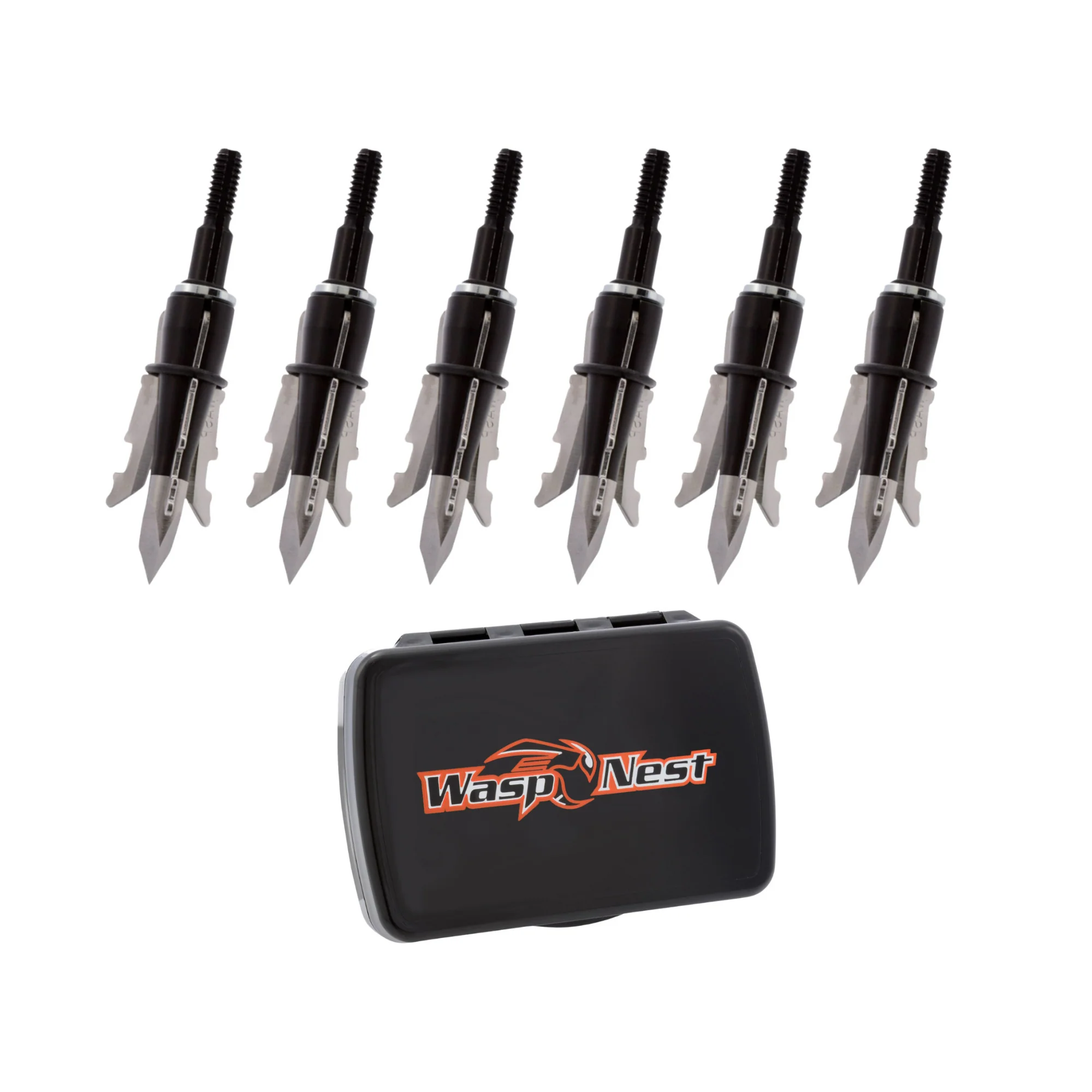 Wasp Jak Hammer Broadhead Arrow with Stainless Smart Tip (6-Pack) and Case
