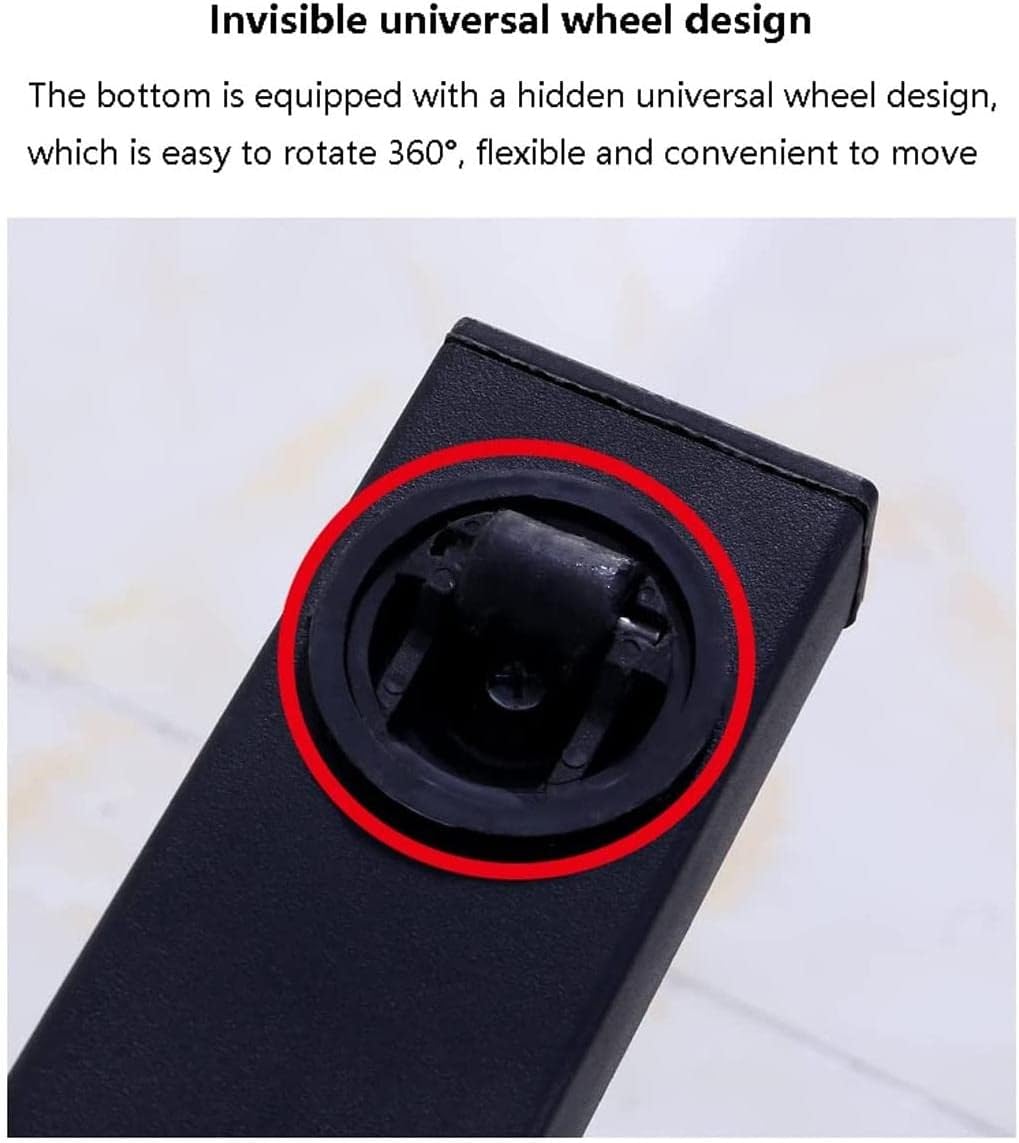 Overbed Table Medical Adjustable Overbed Bedside Table with Wheels Pneumatic Mobile Standing Desk Laptop Desk for Hospital Home Use Lightweight,