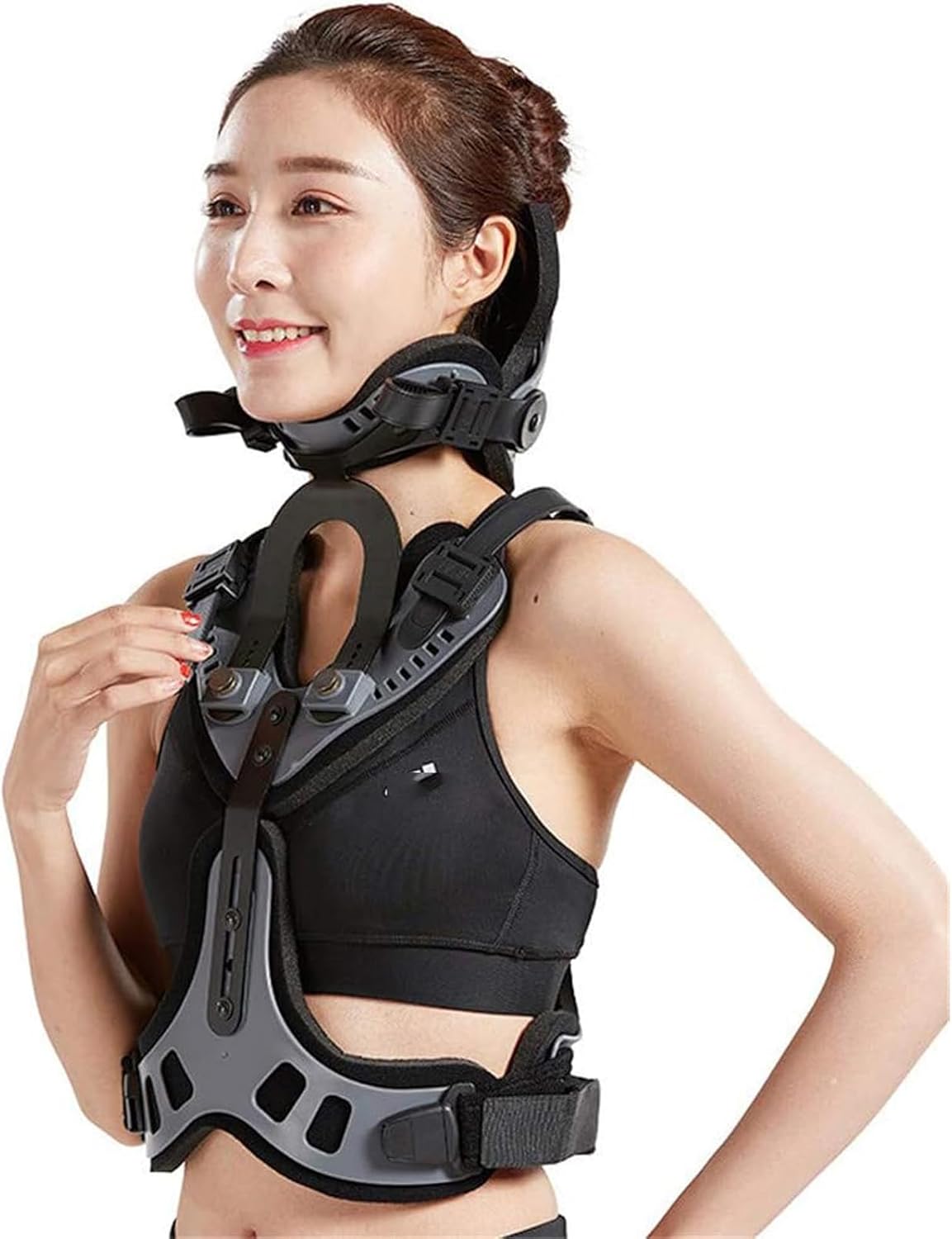 Universal Orthosis Cervical Thoracic, Hyperextension Back Brace Thoracic Mechanical Back Pain & Thoracolumbar Injury,