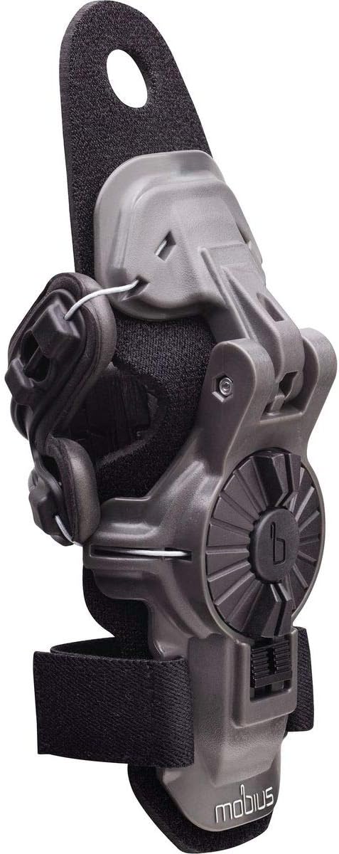 Mobius Wrist Guards X8 Grey/Black Unisex Adult (6 cm-7.3 cm)