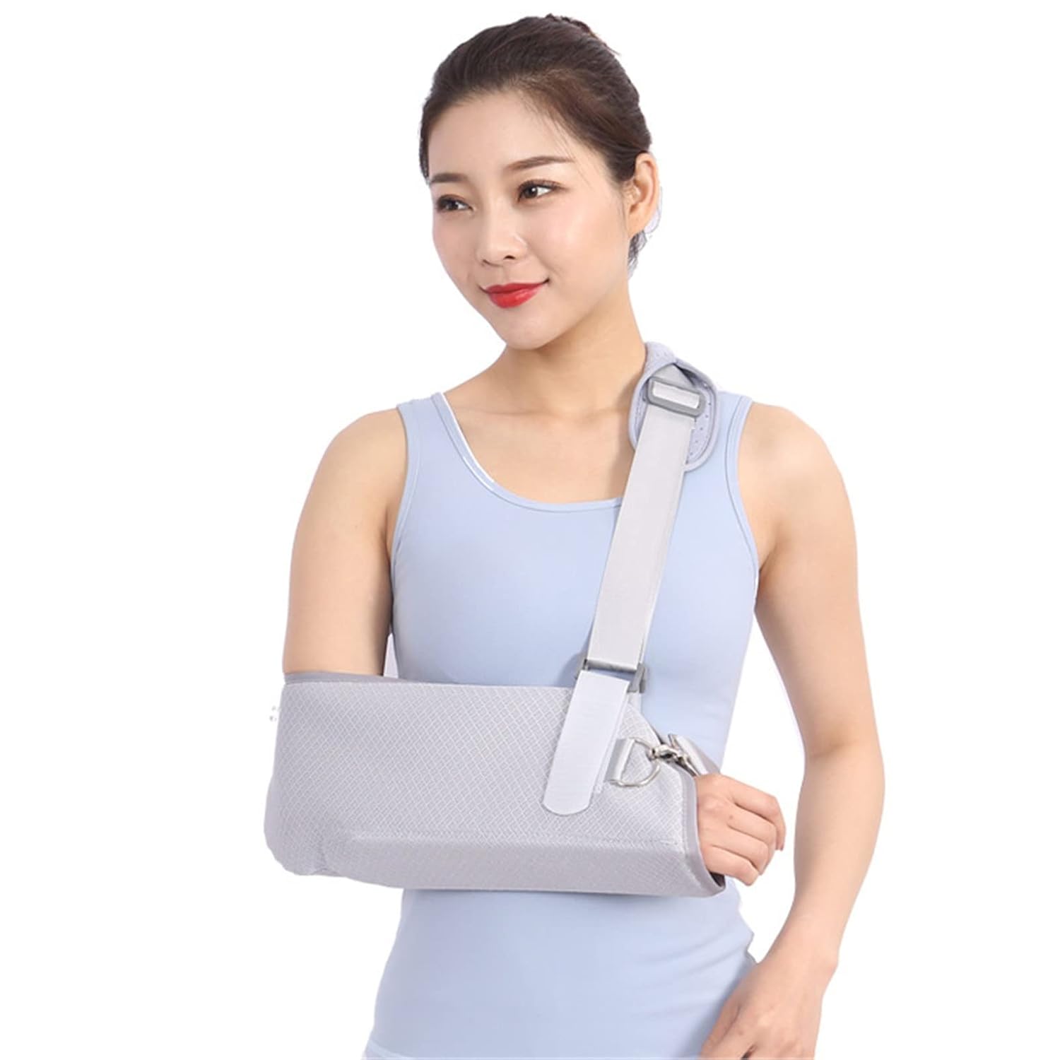 Arm Sling Shoulder Sling Lightweight Breathable Wrist Elbow Support Dislocation Fracture Sprain And Broken Arm,M