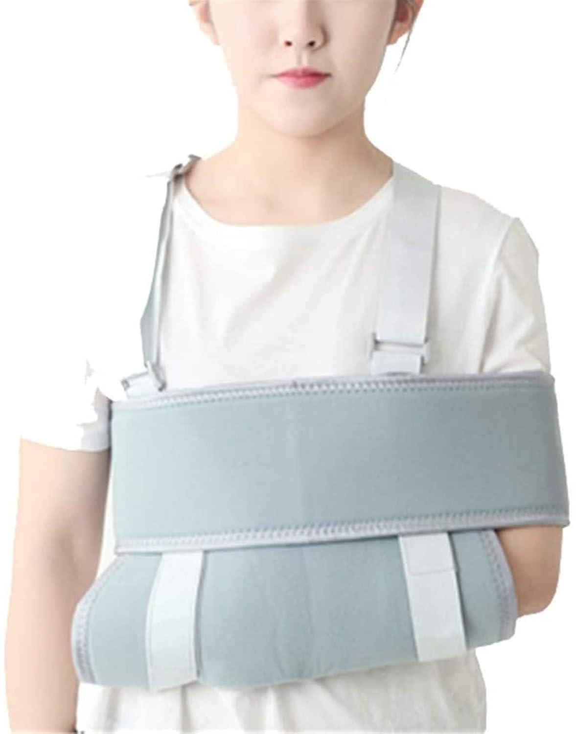 Arm Sling With Waist Strap Be Suitable For Sleep Lightweight Fractured Sling Adjustable For Wrist Elbow Forearm Support