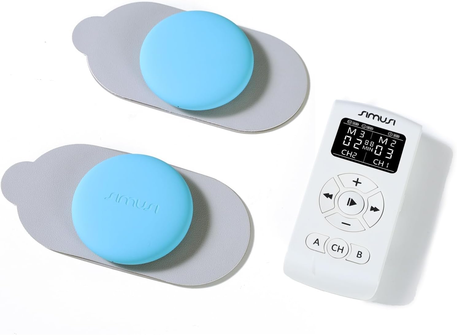 Wireless Tens Unit Muscle Stimulator with APP and Remote Control - 18 Modes Electronic Pulse Stimulator Massager for Neck, Shoulder, Leg, Sciatica and Back Pain Relief