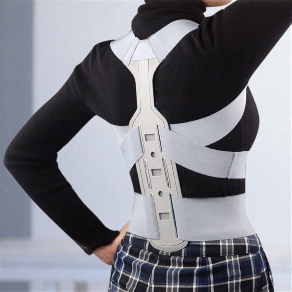Invisible Chest Posture Corrector Scoliosis Back Brace Spine Belt Shoulder Support Poor Posture Correction Belt(Large)
