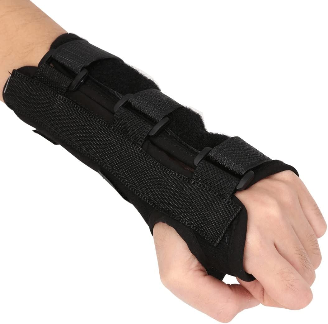 1Pc Professional Wrist Support Splint Arthritis Band Belt Carpal Tunnel Wrist Brace Sprain Prevention Wrist Protector(Right,M)