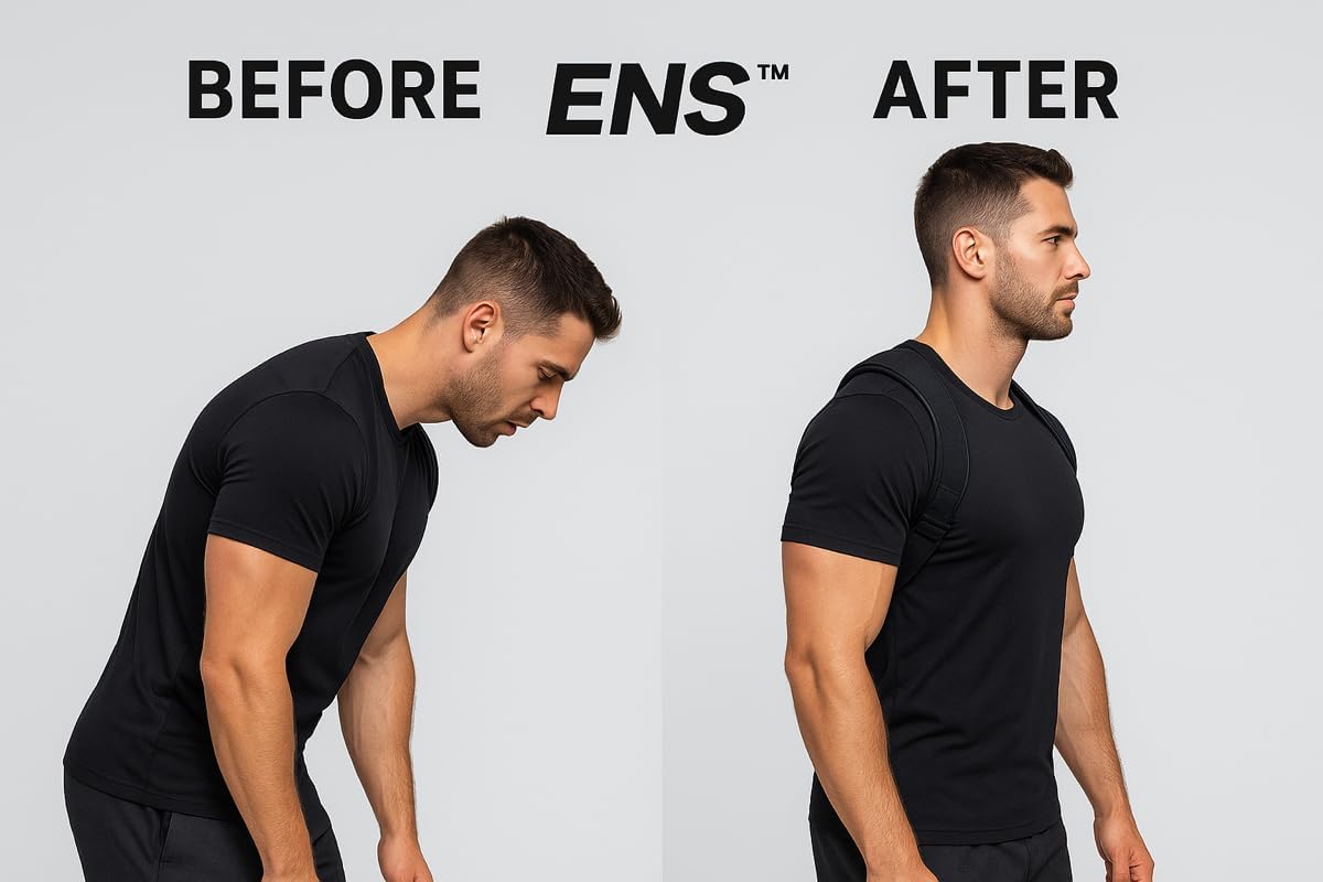 MerryBack™ ENS™ Spinal Decompression Belt – Wearable Back Traction Device for Everyday Lower Back Relief and Improved Mobility (Small/Medium)