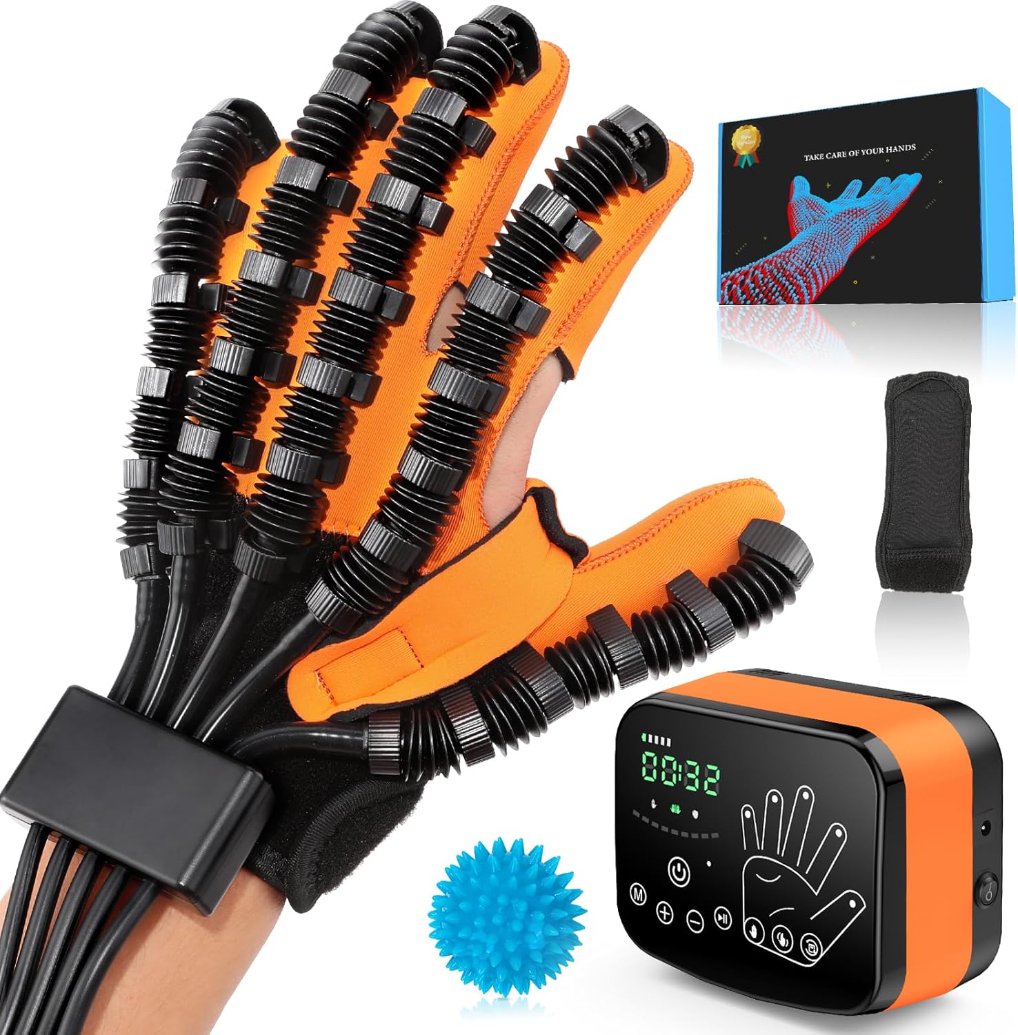 Rehabilitation Robot Gloves, 2025 New Stroke Hand Therapy Equipment Trainer, Arthritis Hemiplegia Patients
