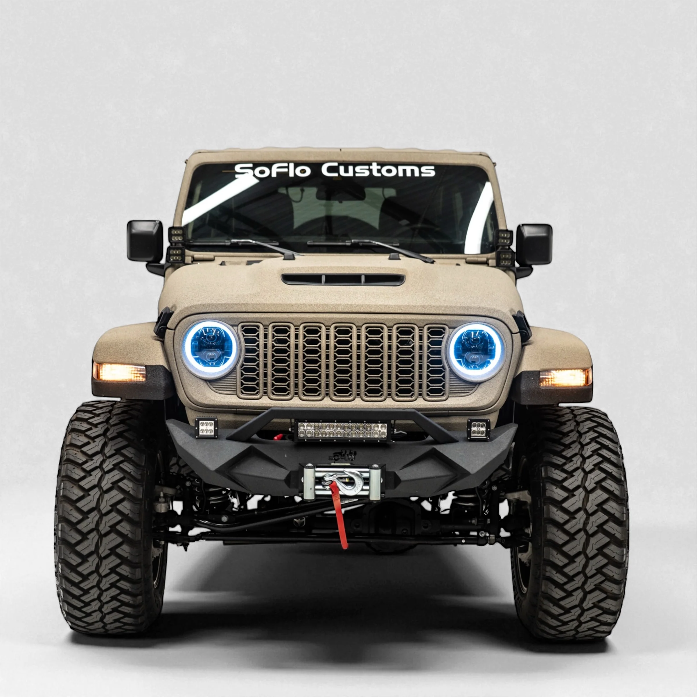 Jeep Wrangler Front Bumper Stubby 2018-2026