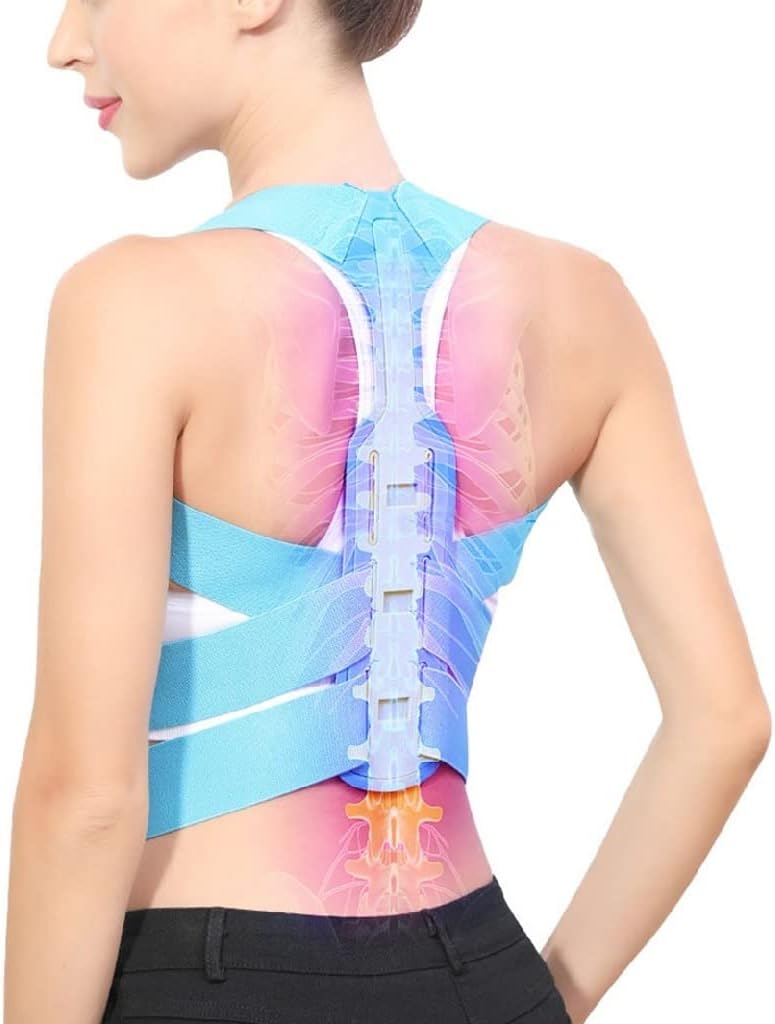 Brace Support Belt Adjustable Back Posture Corrector Clavicle Spine Back Shoulder Lumbar Posture Corset(S Code)