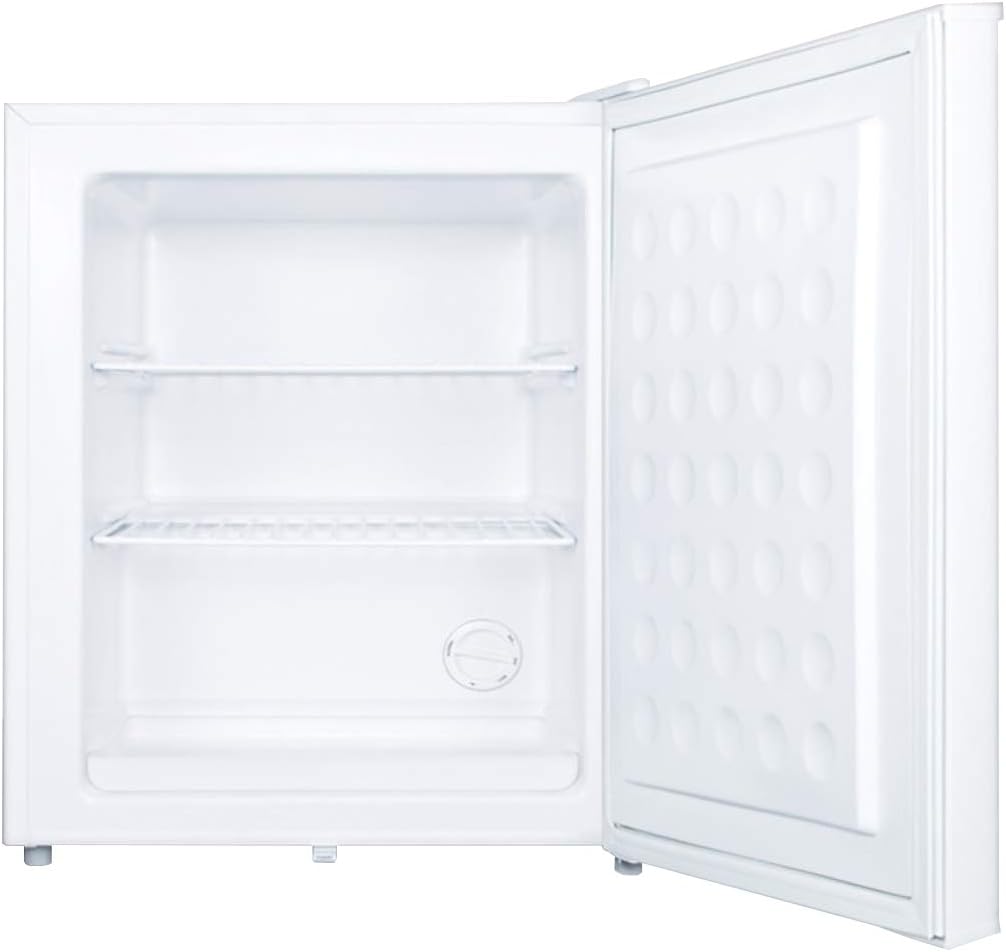 AccuCold FS30L7 19 Medical Commercially Approved Compact Freezer with 1.8 cu. ft. Capacity Factory Installed Lock Adjustable Thermostat and Manual Defrost in White
