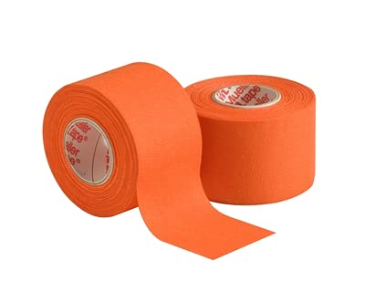 M-Tape Colored Athletic Tape - 1.5 inches x 10 yards - Orange, 32 Rolls