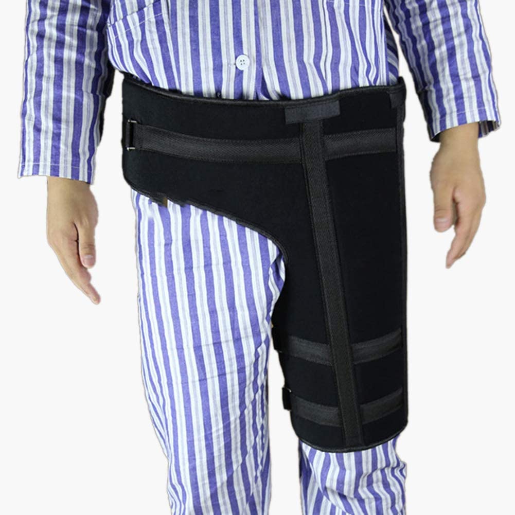 HUANGJUN Adjustable Post Op Hip Brace For Recovery Stabilization, Medical Orthopedic Support Stabilizer After Surgery - Full Leg Stabilizer Knee Orthosis Splint
