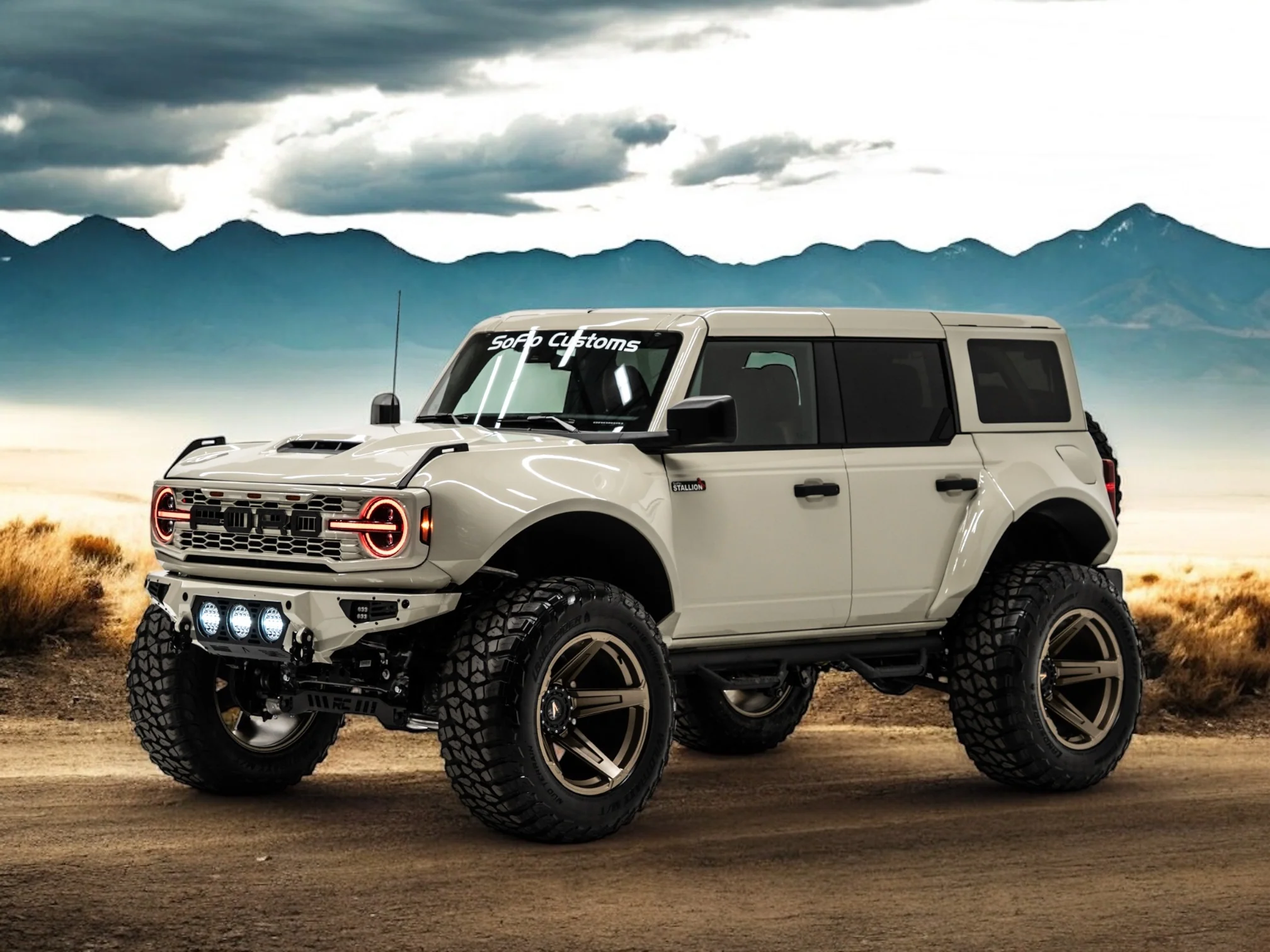 Ford Bronco Apocalypse 5 Spoke Wheel 6 Lug (Bronze)