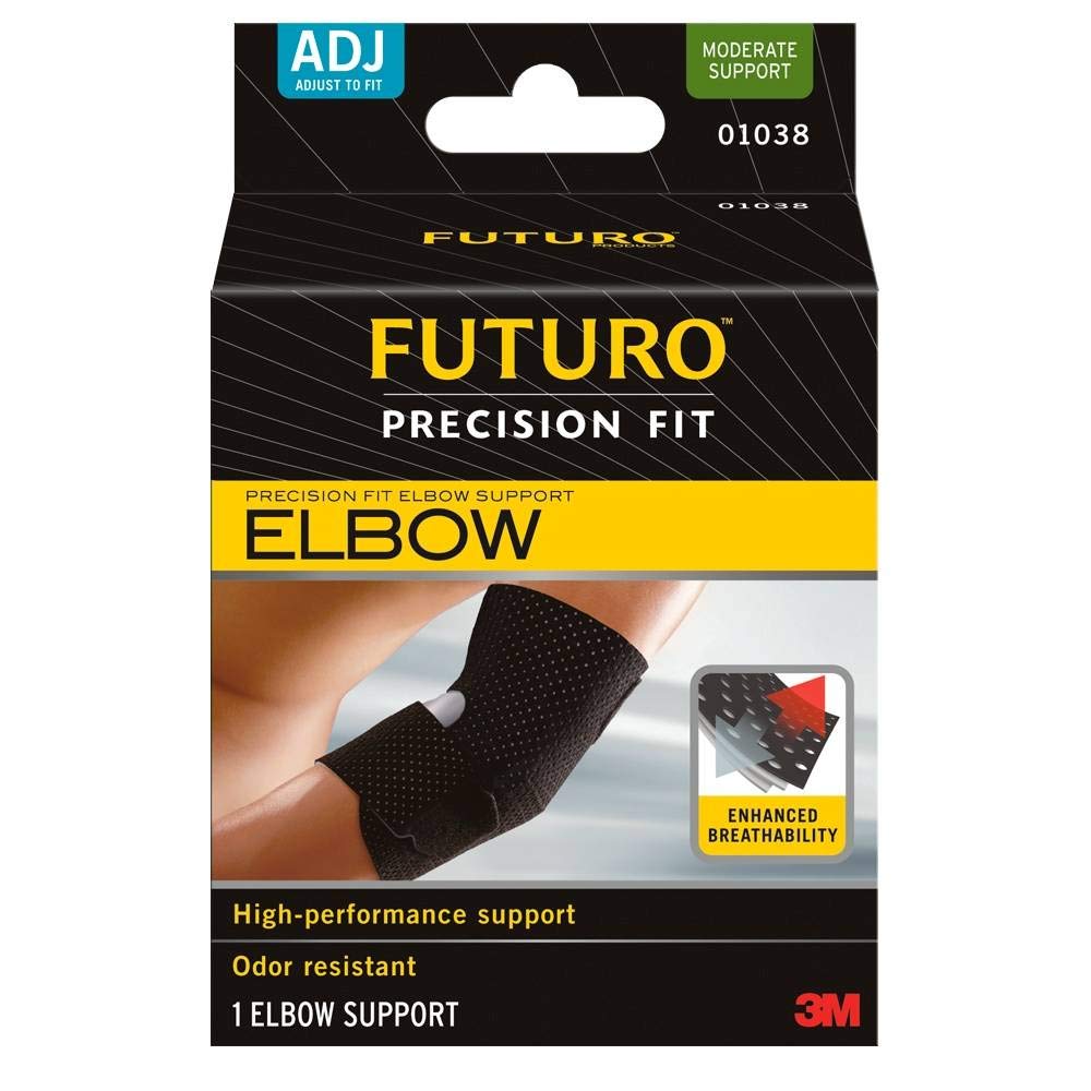 3M Precision Fit Elbow Support Black (Pack of 10)