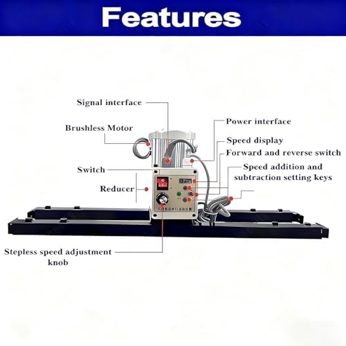 2100W Electric Paint Mixer, High Speed Tank Mixer 200-3000 RPM, 1 Ton Capacity for 1000L, Adjustable Teles Reach 75-120cm, Ideal for Professional Use