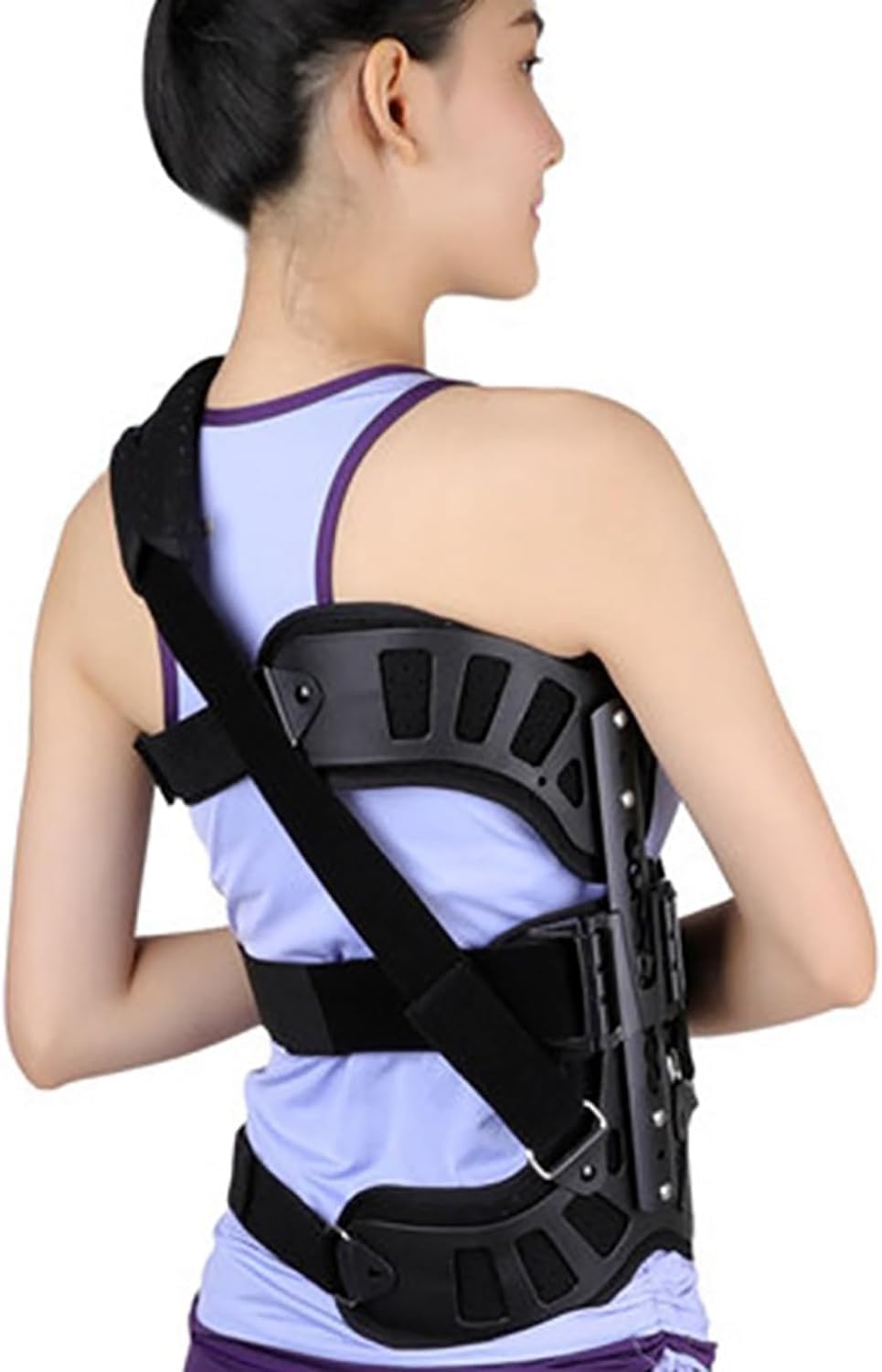 FoRes Thoracolumbar Fixation Bracket Scoliosis Orthosis Three-point Mechanics Principle Design Mesh Breathable Material Stand Height Adjustable For Maintaining Spinal Balance