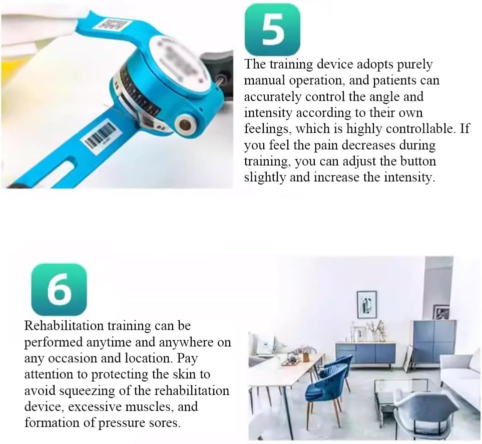 Elbow Brace Arm Exerciser Elbow Joint Rehabilitation Training Device Adjustable Size Full Angle Training With Angle Ruler Material Is Sturdy For Home Clinic Hospital (Color : Right, Size : Medium)