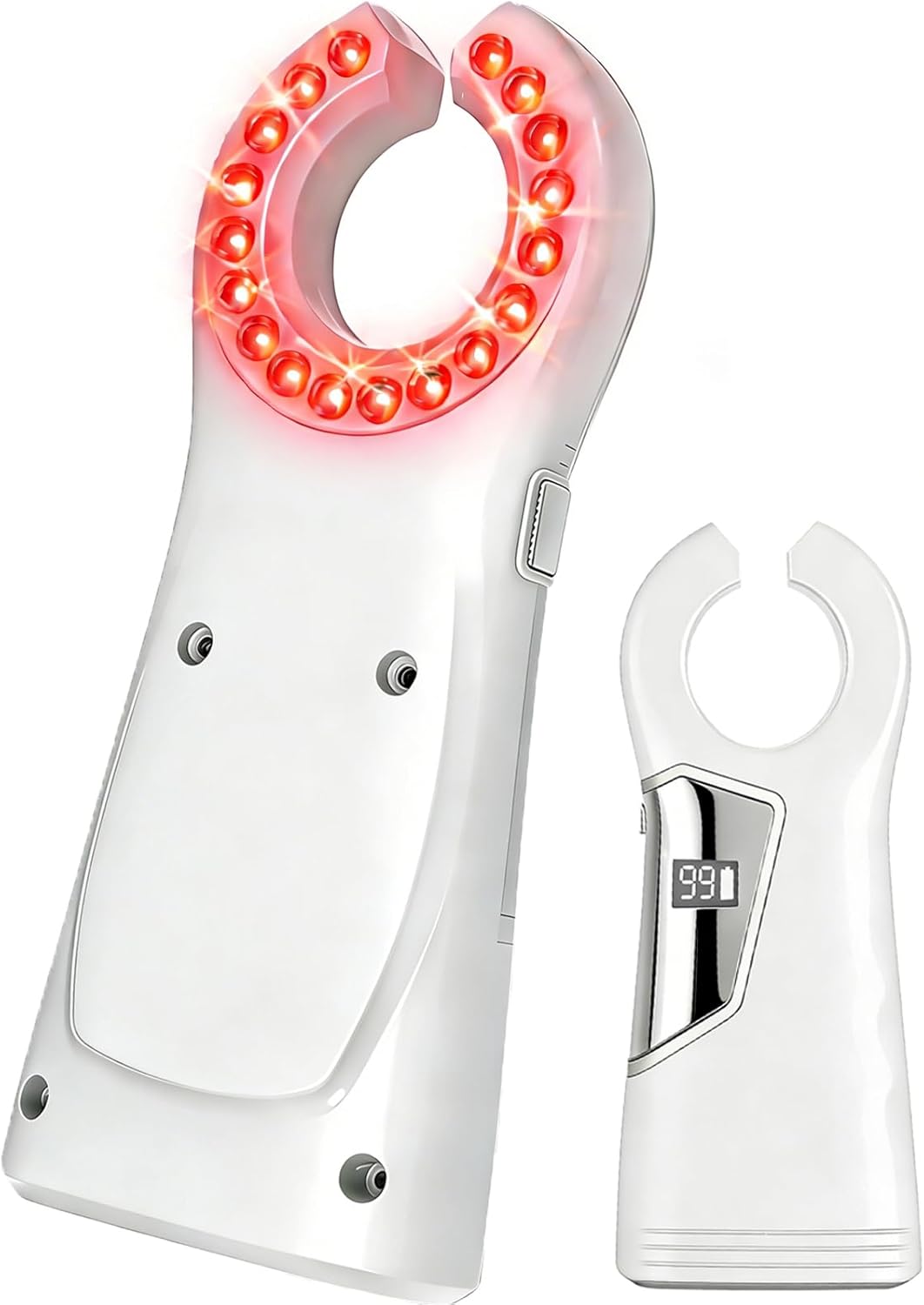 Portable Vein Finder for IV Access,Professional Handheld Vein Finder for Nurses and Clinics,Adjustable-Brightness Vein Finders Light Suitable for Various Skin Types,Rechargeable White