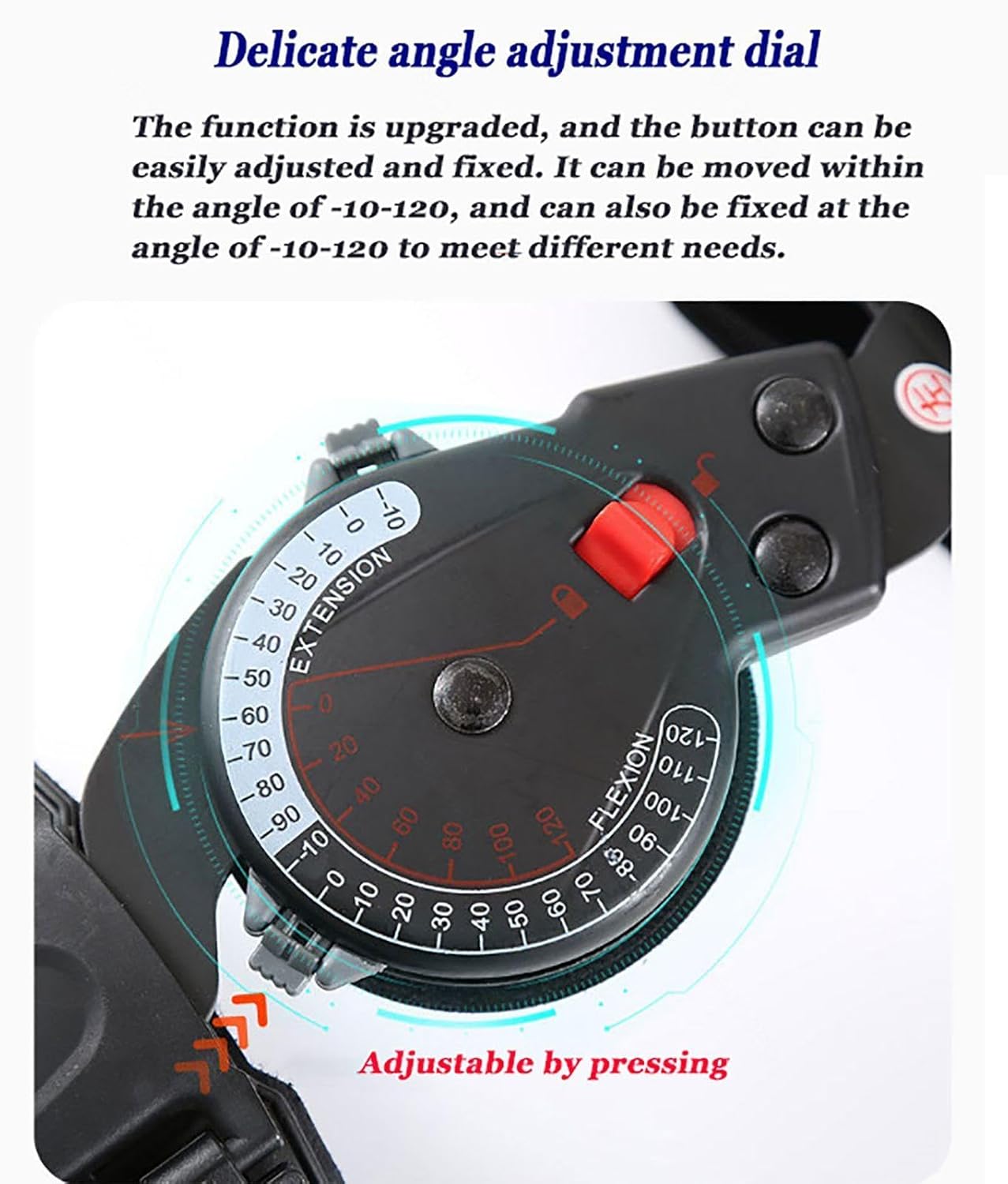 Adjustable Telescoping Hinged Elbow Brace,ROM Post Op Elbow Brace Stabilizer Splint for Injury Recovery Arm Support,After Surgery Orthosis Protector,Left (Left