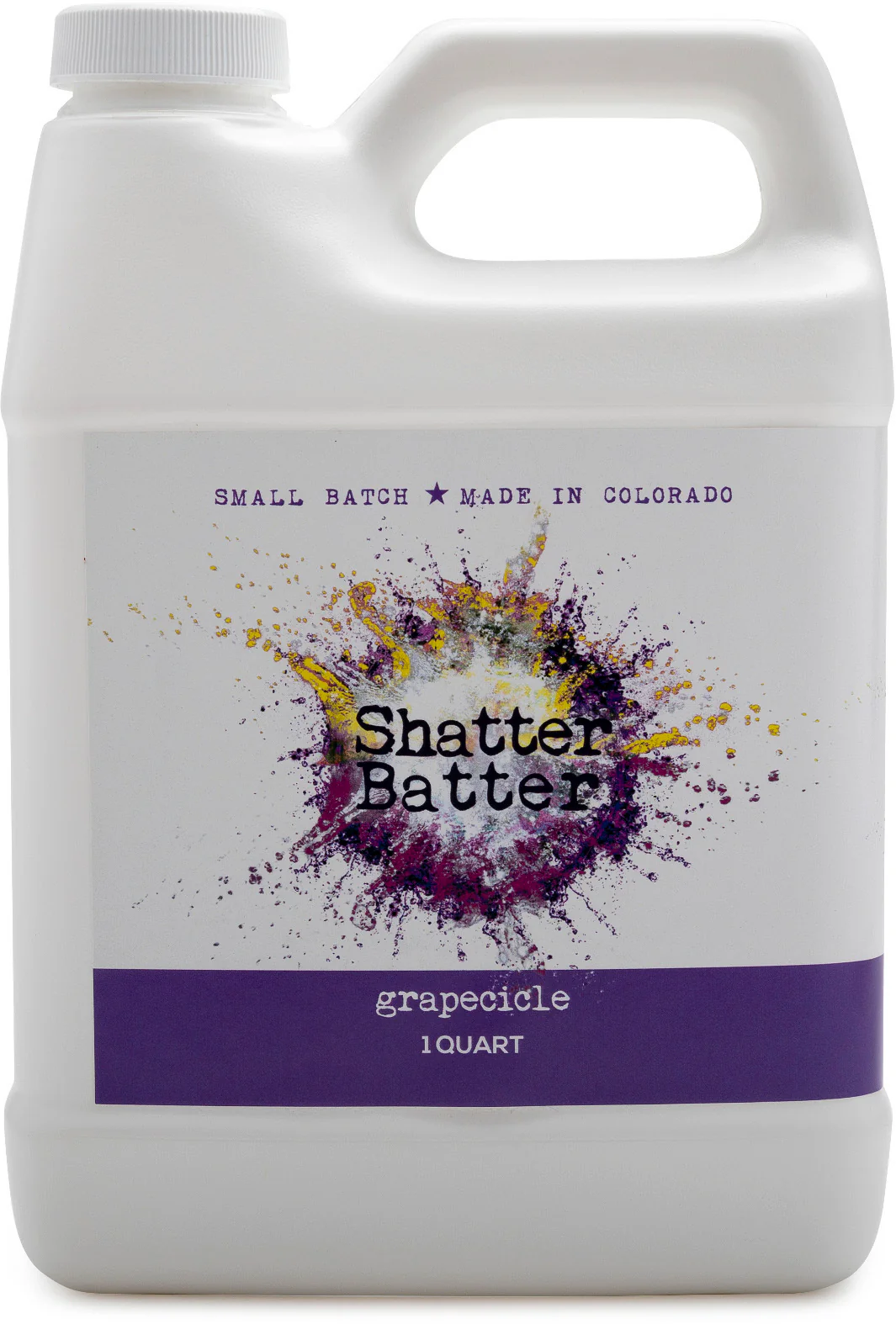 Shatter Batter VG and PEG Blend Shatter Liquidizer (Grapecicle Flavor, 1 Quart)