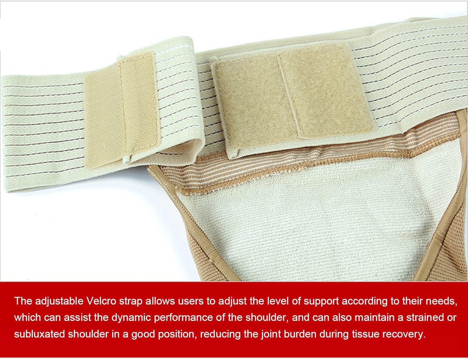 Shoulder Bandage, Compression Shoulder Support Brace Adjustable Shoulder Support Brace Strap Joint Sport Gym Compression Bandage Wrap,XL,S