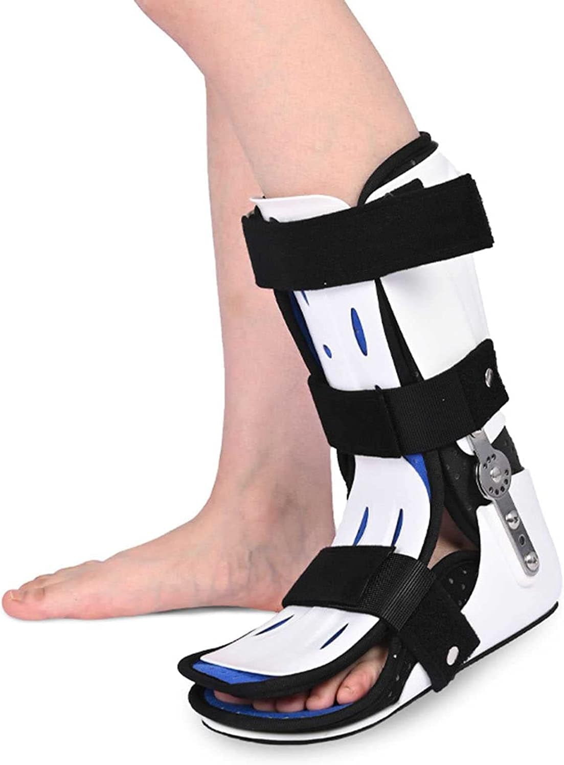 Walking Boot Fracture Boot for Broken Foot Hinge Adjustable Foot Fracture Protector Foot Drop Orthosis Ankle Brace for Women & Men (M)