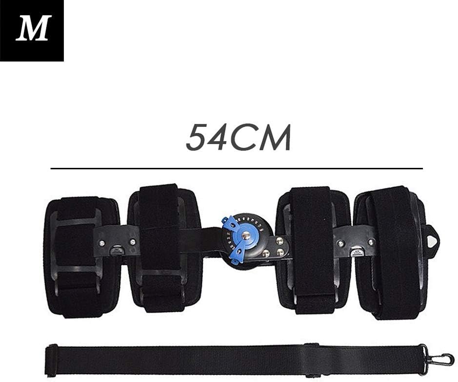 Adjustable Hinged Knee Brace with Strap, Knee Immobilizer Brace Support Orthopedic Leg - Post Op Hinged - Adjustable Hinged Knee Brace/S (M