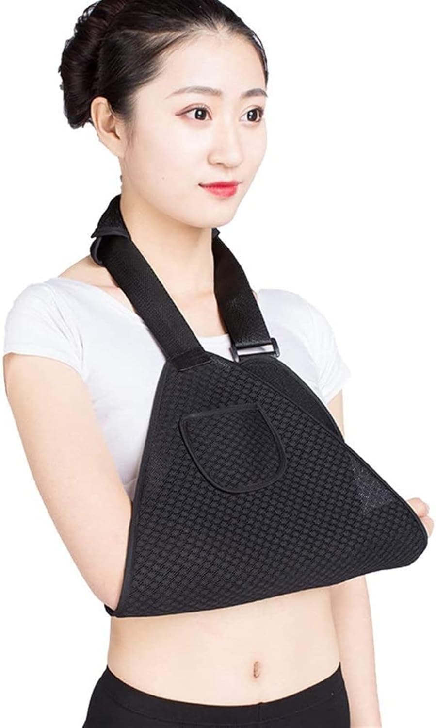 Arm Sling, Adjustable Lightweight Comfortable Shoulder Immobilizer Arm Sling Breathable Shoulder Support for Injured Arm/Hand/Elbow