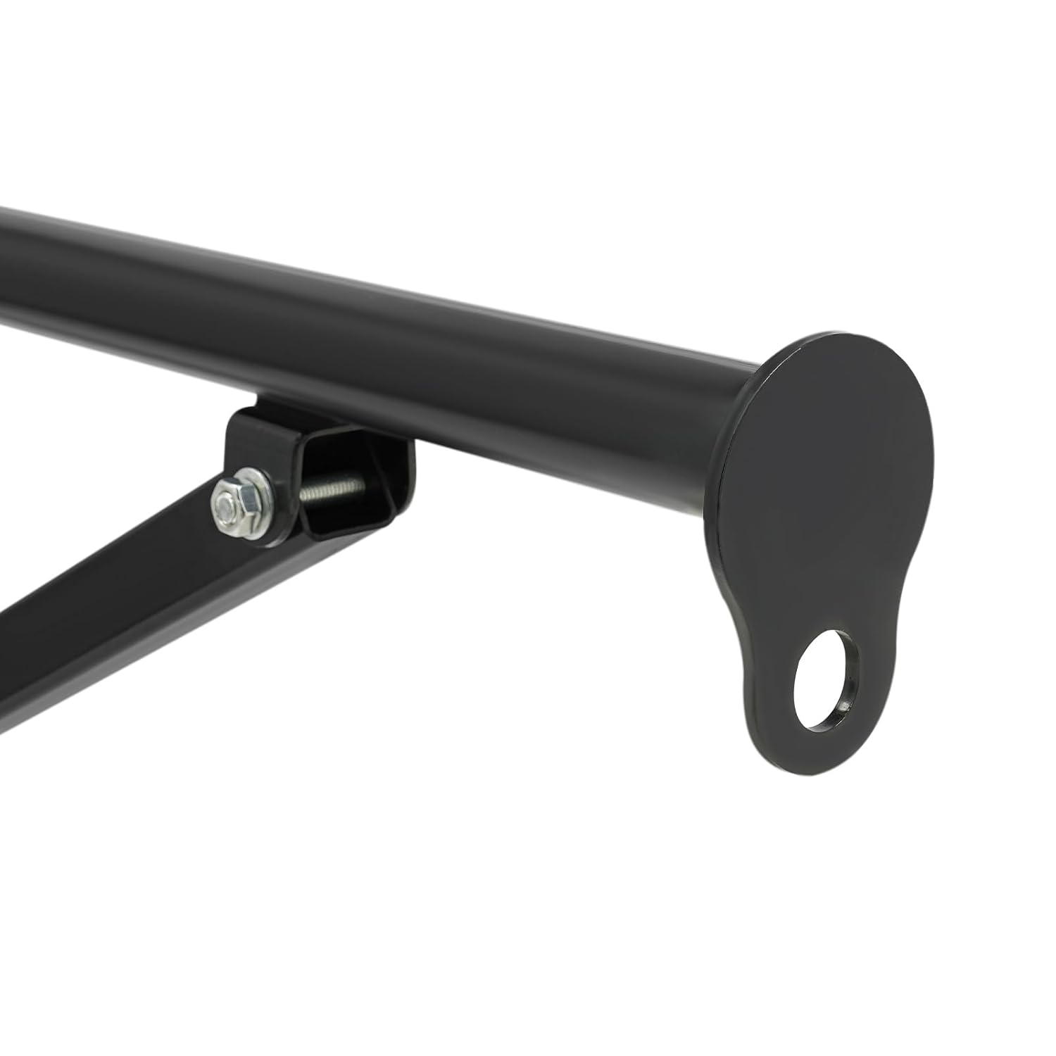 Wall Mount Jib Crane Bracket, 441 LBS Load Capacity Alloy Steel Hoist Support Arm with 180° Swing, Heavy Duty Crane Swing Arm for Warehouses Garages Home Workshops (Black)